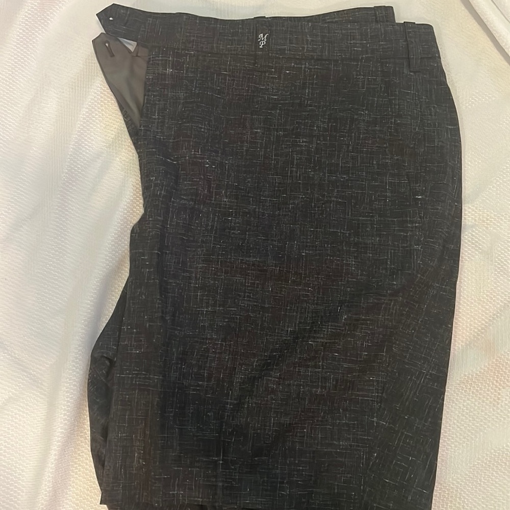 Grey with white dress shorts Mike Pounceys